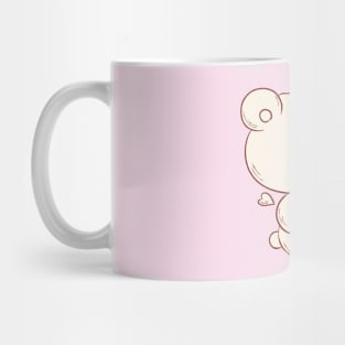 Osito Bongo, Ama el Amor no2 Blanco y Cafe Mug